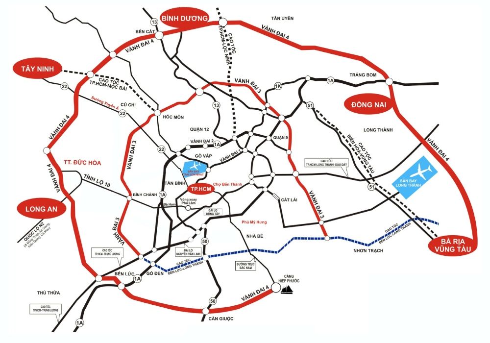 Đường vành đai 4 : Huyết mạch giao thông quan trọng nối liền 5 tỉnh phía Nam -1